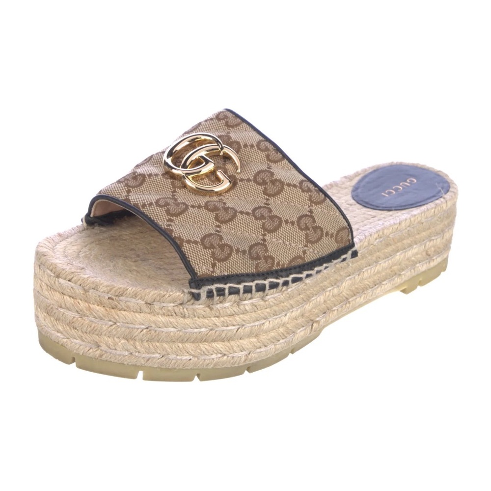 Gucci
Double G Logo Canvas Espadrilles
Women's Size: 9 | US9